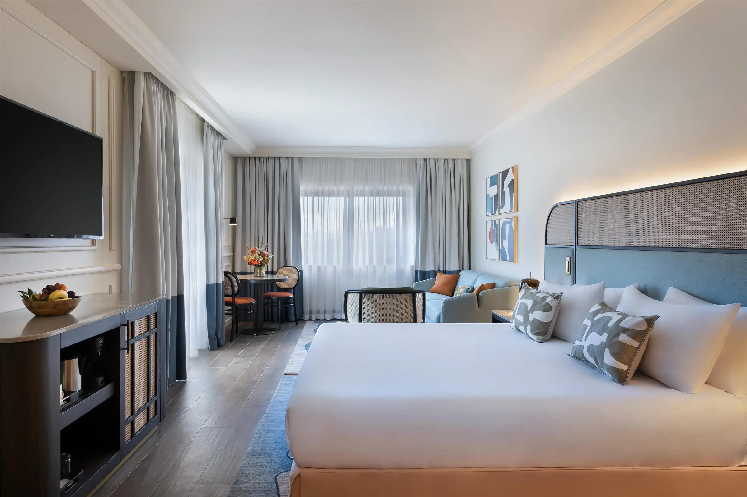 A panorama junior suite at Kempinski Hotel San Lawrenz