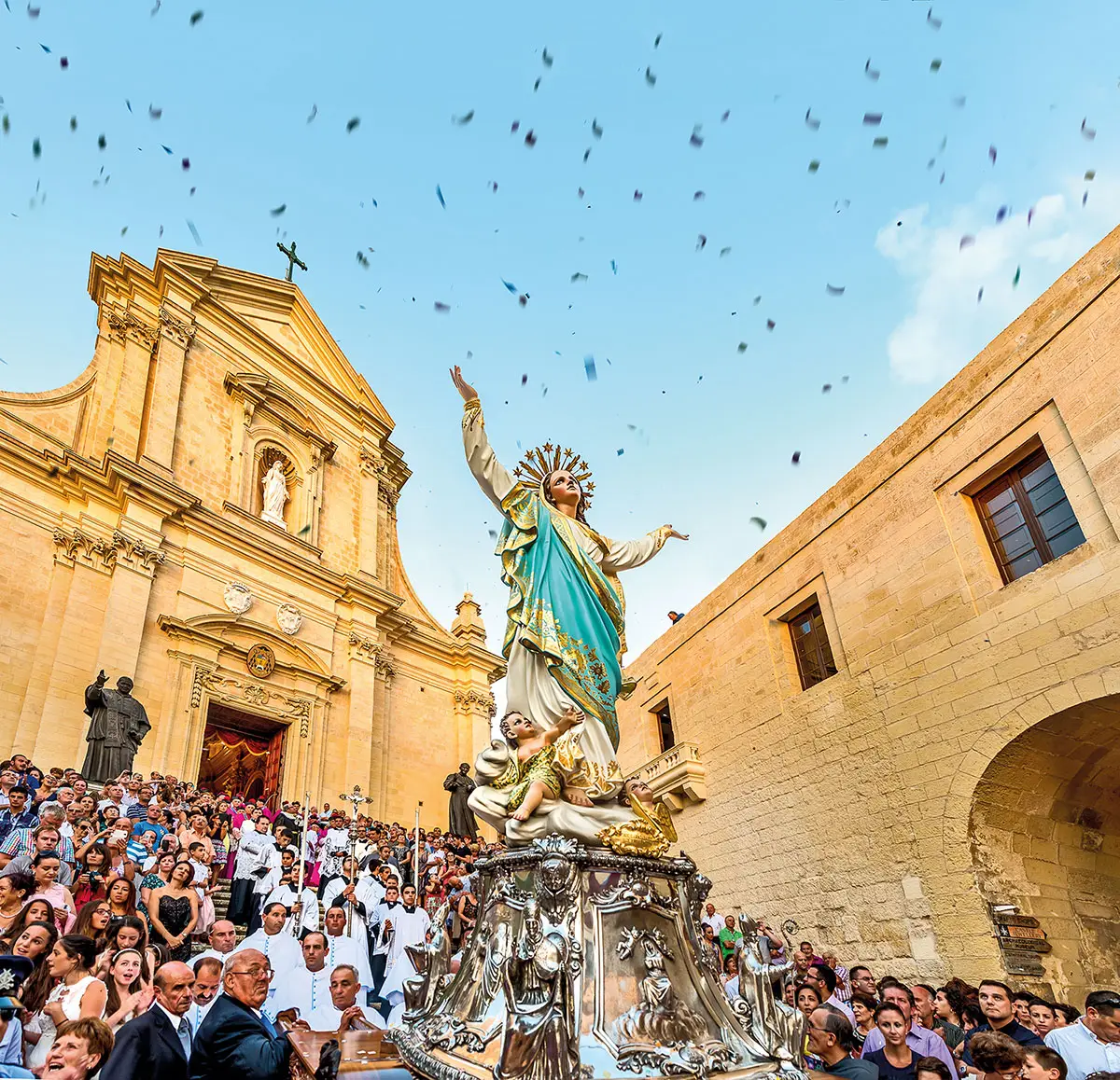 7 feasts in one day, all dedicated to the Assumption of Our Lady