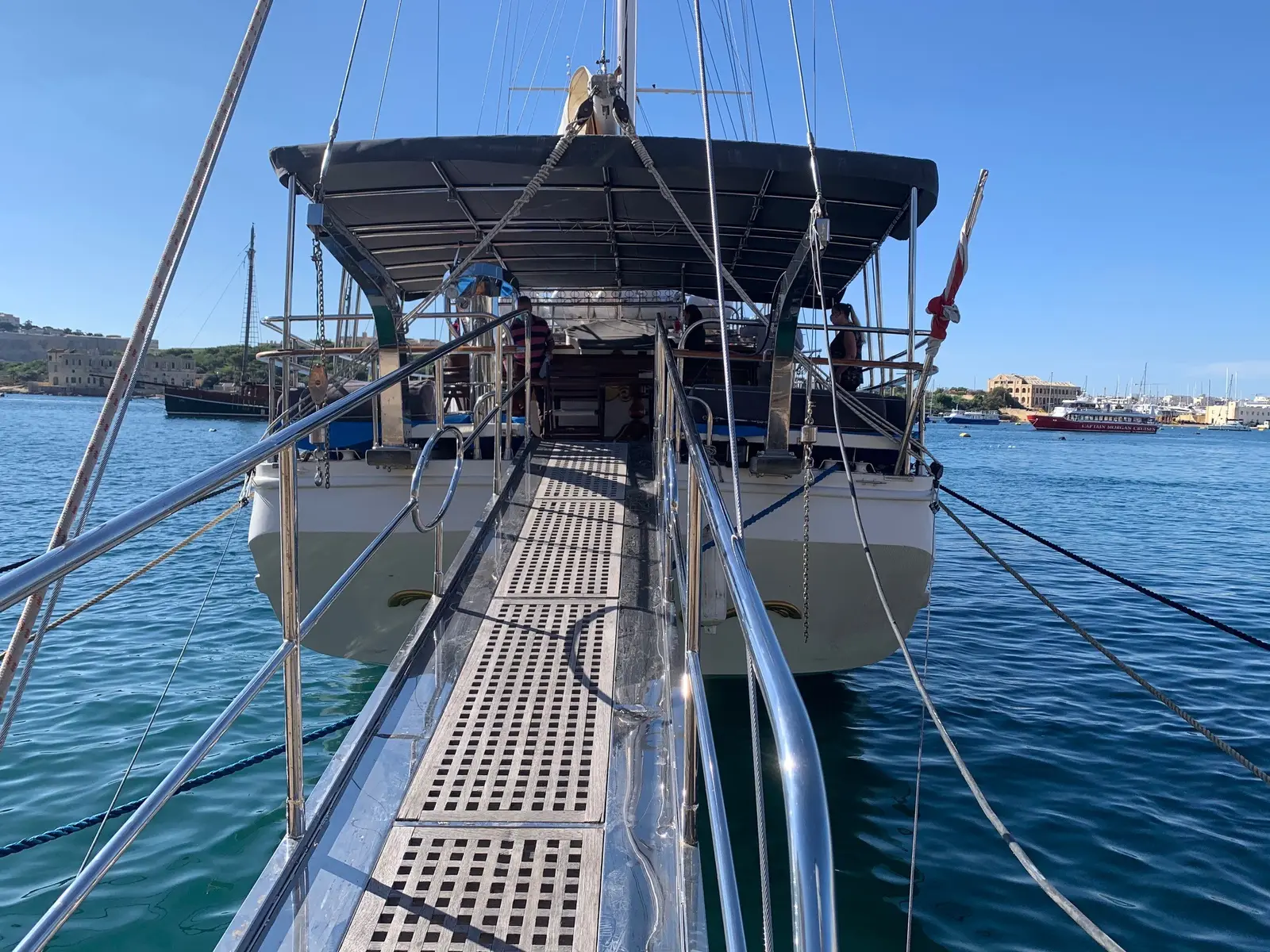 The largest schooner on the Maltese islands has just arrived