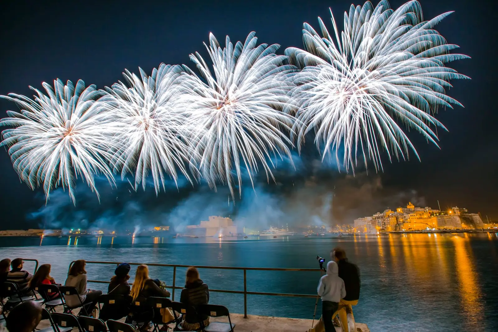 Exclusive viewing of the Fireworks Festival’s grand finale at Fort St Angelo