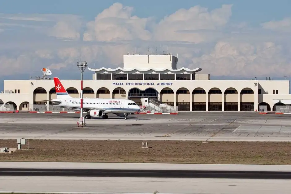 A shot of the Malta International Airport, MIA - Malta's main airport.