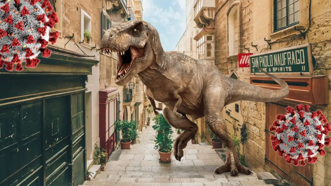 Dinosaurs spotted in Valletta! Trailer for Jurassic World 3 is out!