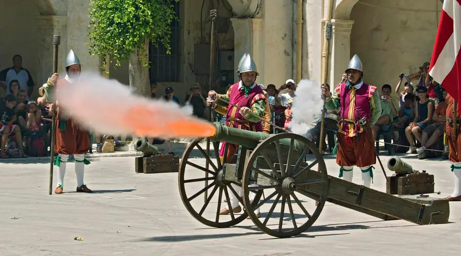 The In Guardia Parade at Fort St Elmo