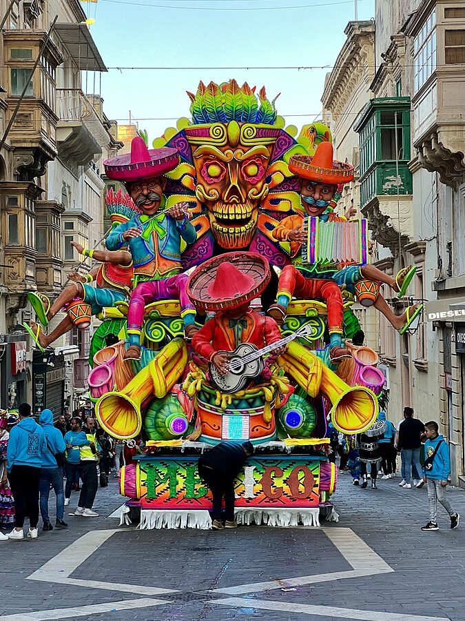 A_Traditional_Carnival_Float_in_Malta,_showcasing_the_traditions_of_Mexico