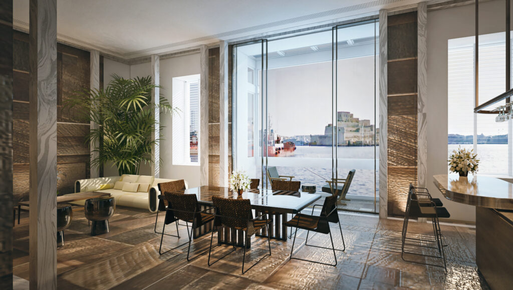 Views from within Iniala Hotel Malta