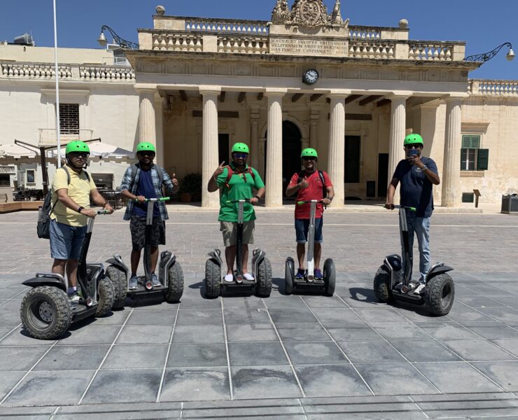 A segway tour around Valletta, Malta's capital city